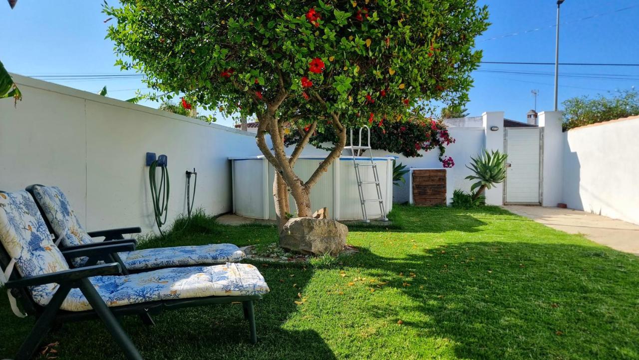 Apartamento Privado Con Jardin, Piscina Elevada Y Bbq Chiclana de la Frontera Eksteriør bilde